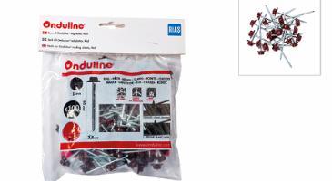 Spiker til Onduline® galvanisert 65 mm, rød