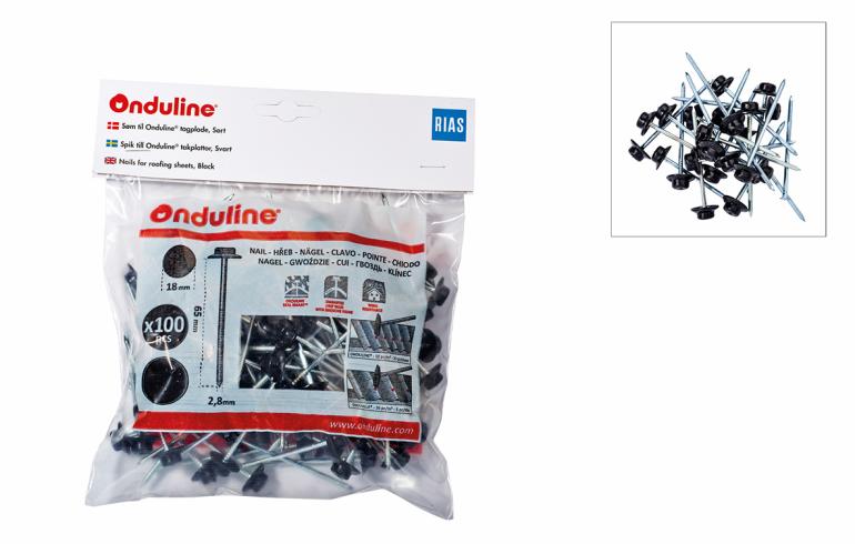 Onduline®, Bitumen, Bølgeplater, Profil 95/38, Svart, 950mm x 2000mm