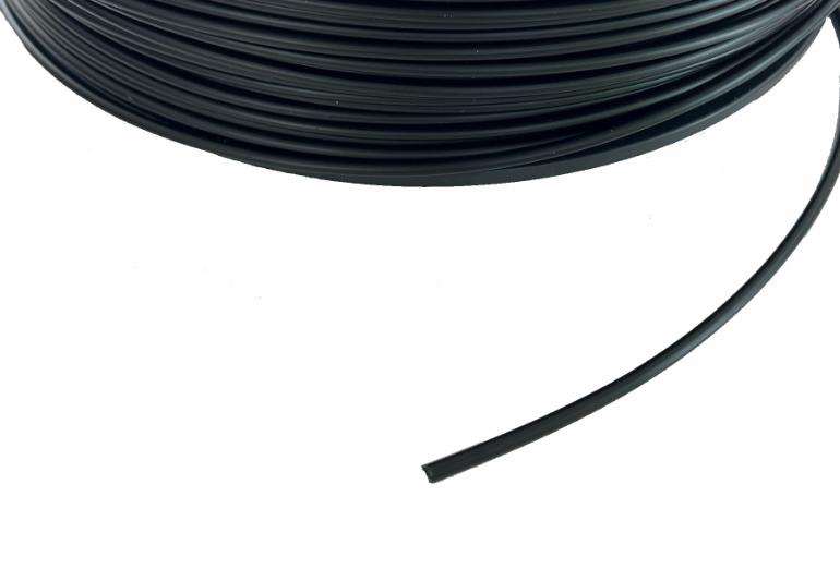 PEHD sveisetråd, spole, rund, svart, Ø 4mm