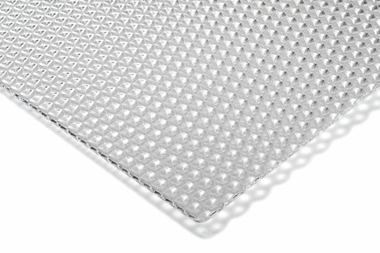 PLEXIGLAS®, Klar, Textures Bicelle/Blank, 1650 x 3050mm x 3,0mm