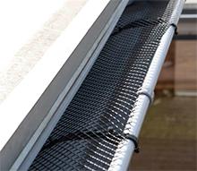 RiaNet takrennenett inkl. 12 takrenneklips, 160 x 6000 mm