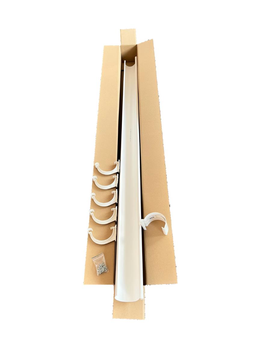 RODENA Plast takrenne forlengersett, Hvit