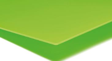 PLEXIGLAS® GS 3,0 mm grønn delvis gjennomsiktig, LT 12%