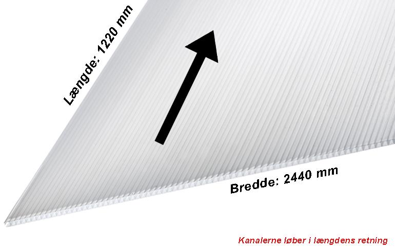 Avdekningsplast, RiaCover, Hvit, 2440mm x 1220mm x 3,0mm