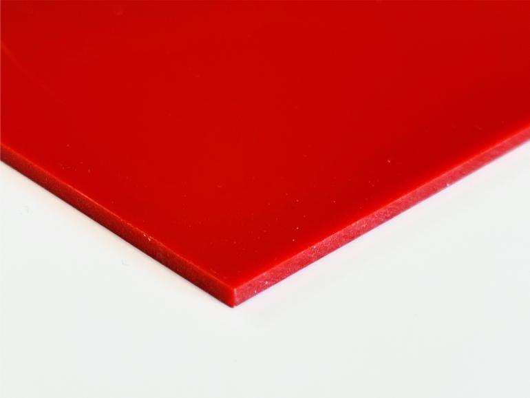 KÖMADUR ES® Plate, Rød, 2000mm x 1000mm x 2mm