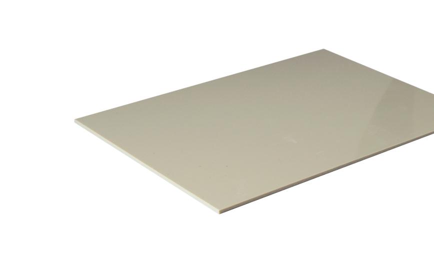 PP-H Plate, Grå, 1000mm x 2000mm x 5mm