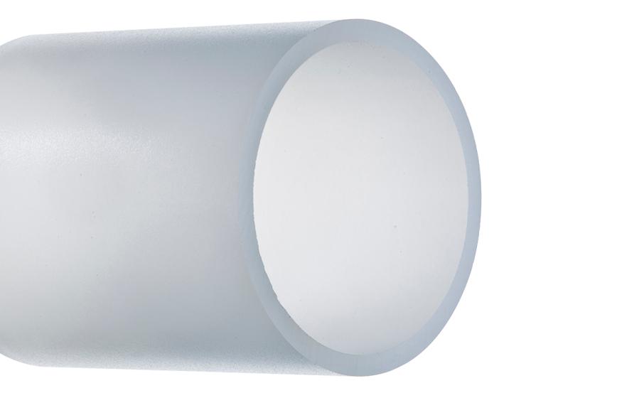 PLEXIGLAS®, Satinice DF, Rør, Utvendig Ø 80,0, Innvendig Ø 74,0mm, Lengde 2000mm
