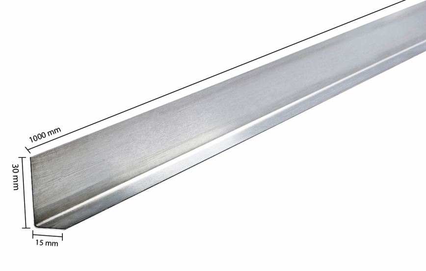 Alu gesimslist 15 x 30 x 1000 mm