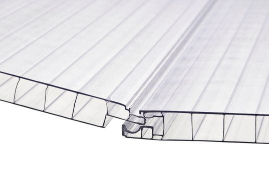 Click-Step, 16 mm, 2-lags, Termoplate, Polykarbonat, Klar - 