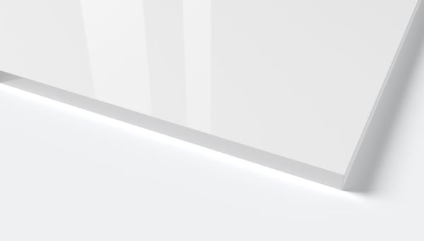 Kömadur ES Platte Hvit 669 blank - 