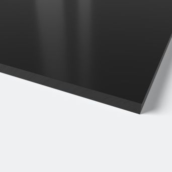 PA6 G støbt MOS 2 svart - 