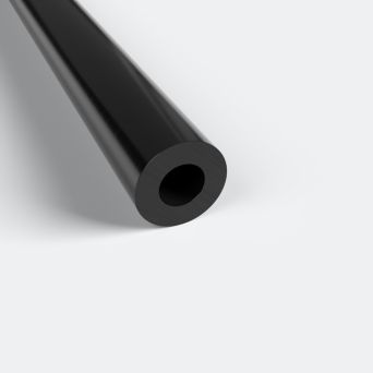 PA6 MOS2 rør extruderet Svart - 