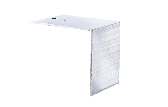 Alu stoppbeslag til 55 mm, 80 mm - 