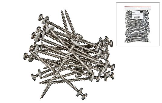 Skrue 6,0 x 120 mm, 50 stk. per pose - 
