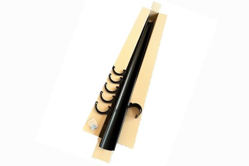 RODENA Plast takrenne forlengersett, Svart - 