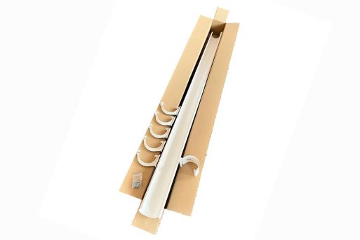 RODENA Plast takrenne forlengersett, Hvit - 