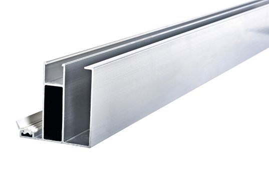 Sideprofil m/gummiliste til 55 mm termotak - 