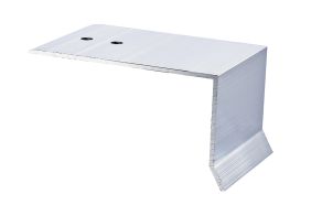 Alu stoppbeslag til 25 mm, 80&nbsp;mm