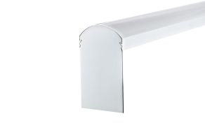 Hvit endelokk til m&oslash;neprofil