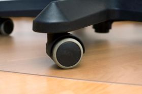 Kontorstolunderlag, u/pigge, PVC, 750mm x 1200mm