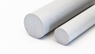 PET LF Rundstang, ekstrudert, lysegr&aring;