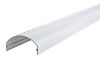 Hvit alu dekkprofil 17,5 - 32,5 grader 6000 mm - 