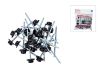 Spiker til Onduline® galvanisert 65 mm, svart - 
